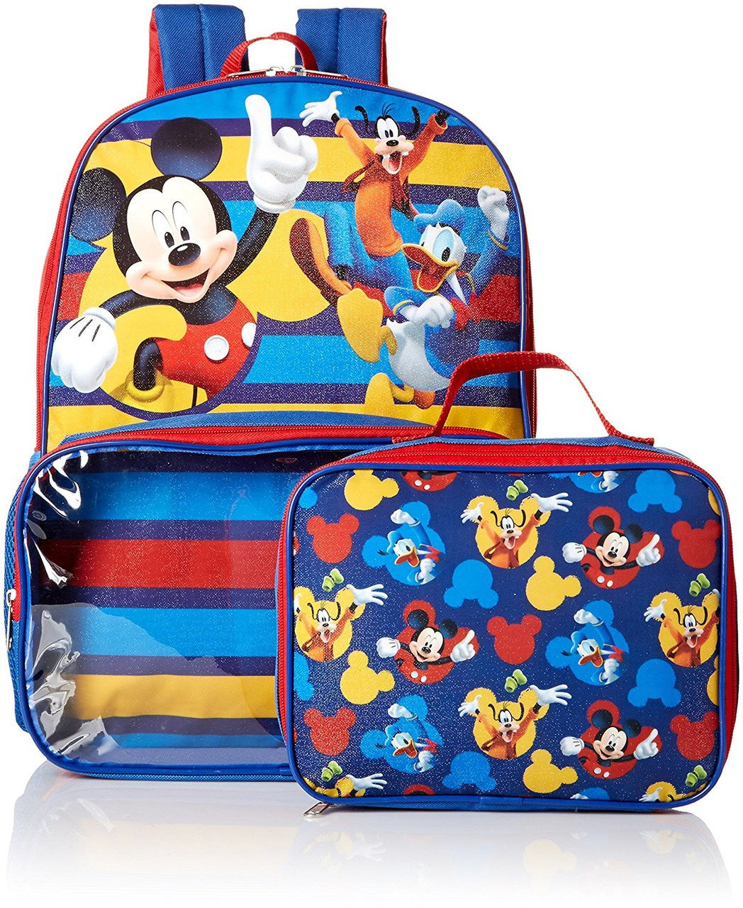Mickey Mouse Roadster Racers Backpack with Lunch Bag Set