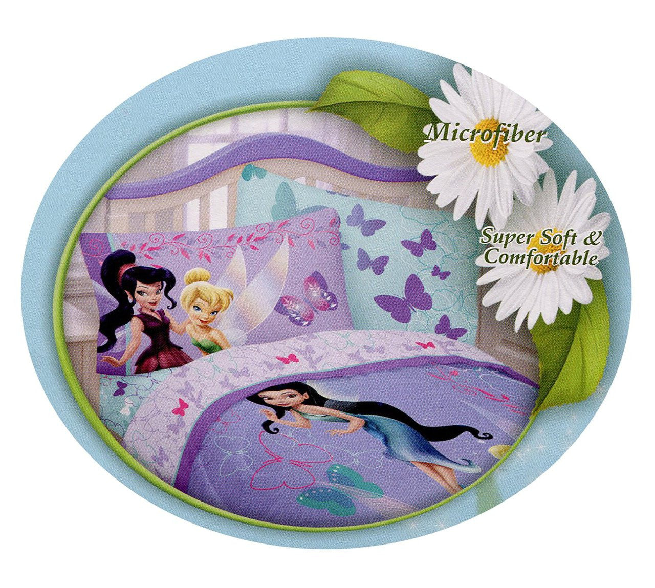 Disney Fairies Tinkerbell 'Sparkling Friends' Pillowcase
