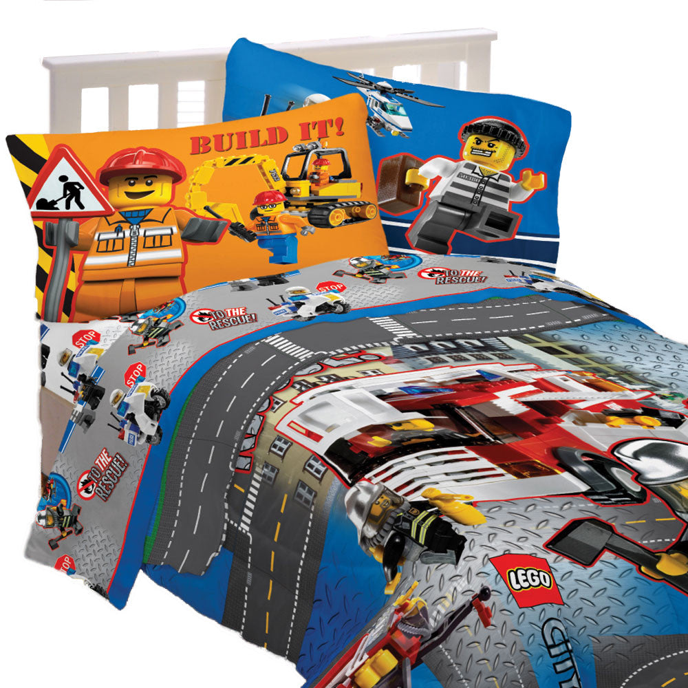 LEGO City Reversible Pillowcase