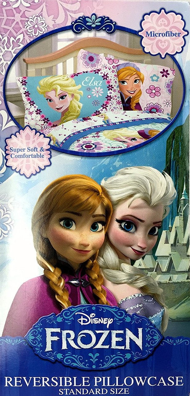 Disney Frozen 'Warm Heart' Reversible Pillowcase