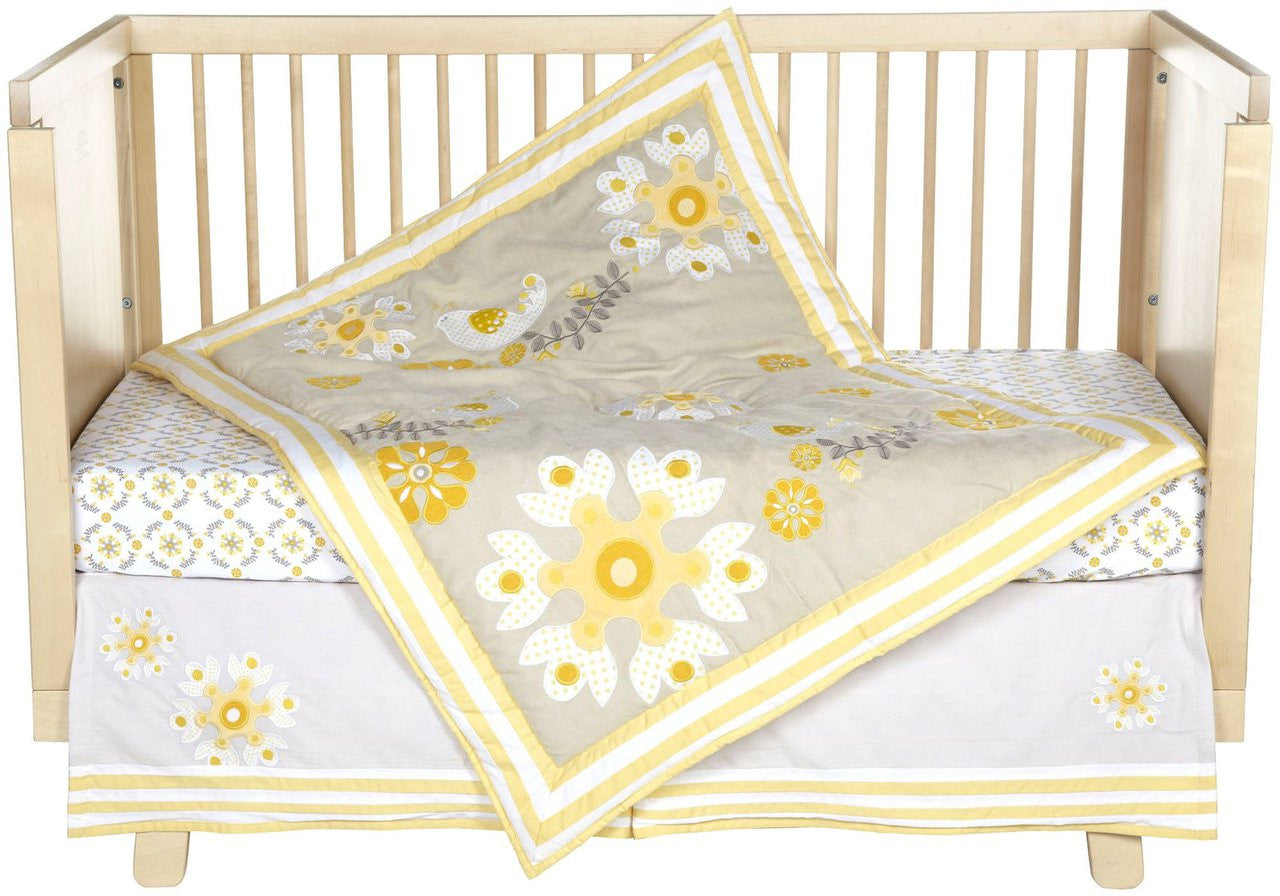 MiGi 3 Piece Crib Set, Sweet Sunshine