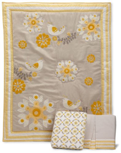 MiGi 3 Piece Crib Set, Sweet Sunshine