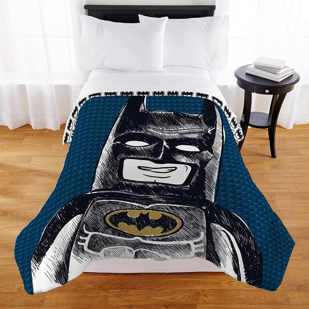 LEGO The Batman Movie 'Sketchy' Twin Comforter