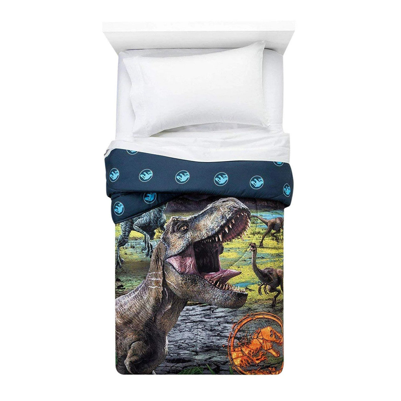 Jurassic World Twin Reversible T - Rex Comforter