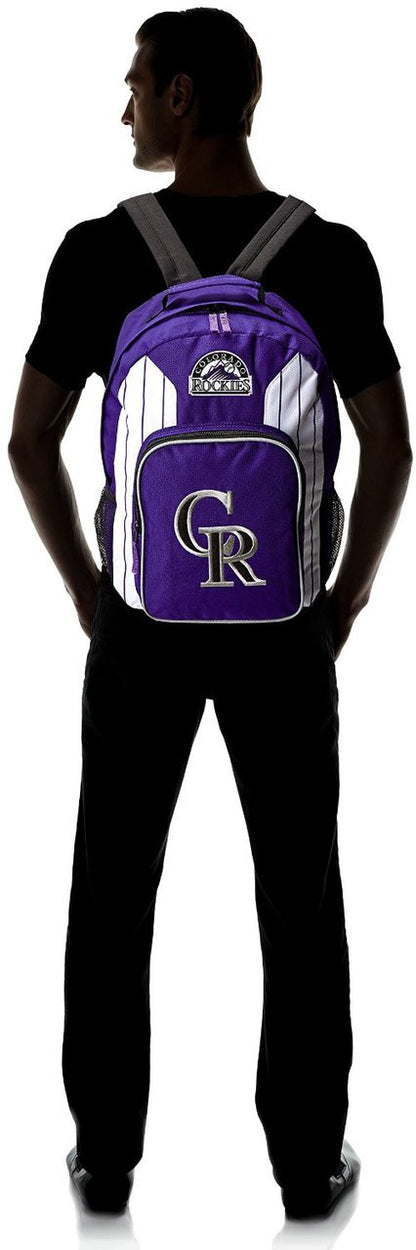 MLB Colorado Rockies Southpaw Backpack, Purple
