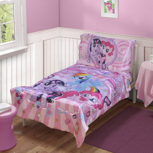 My Little Pony 4pc Toddler Bedding Set