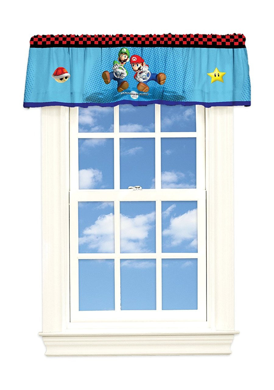 Super Mario Bros. 'Start Your Engine' Microfiber Valance