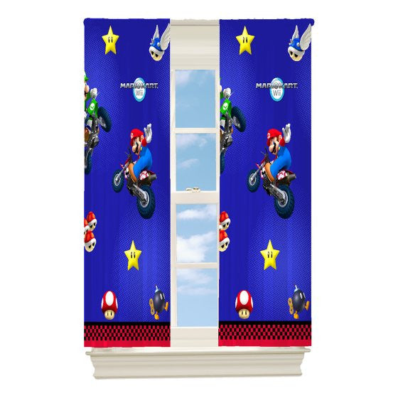 Nintendo Super Mario Blackout Drapery Panel