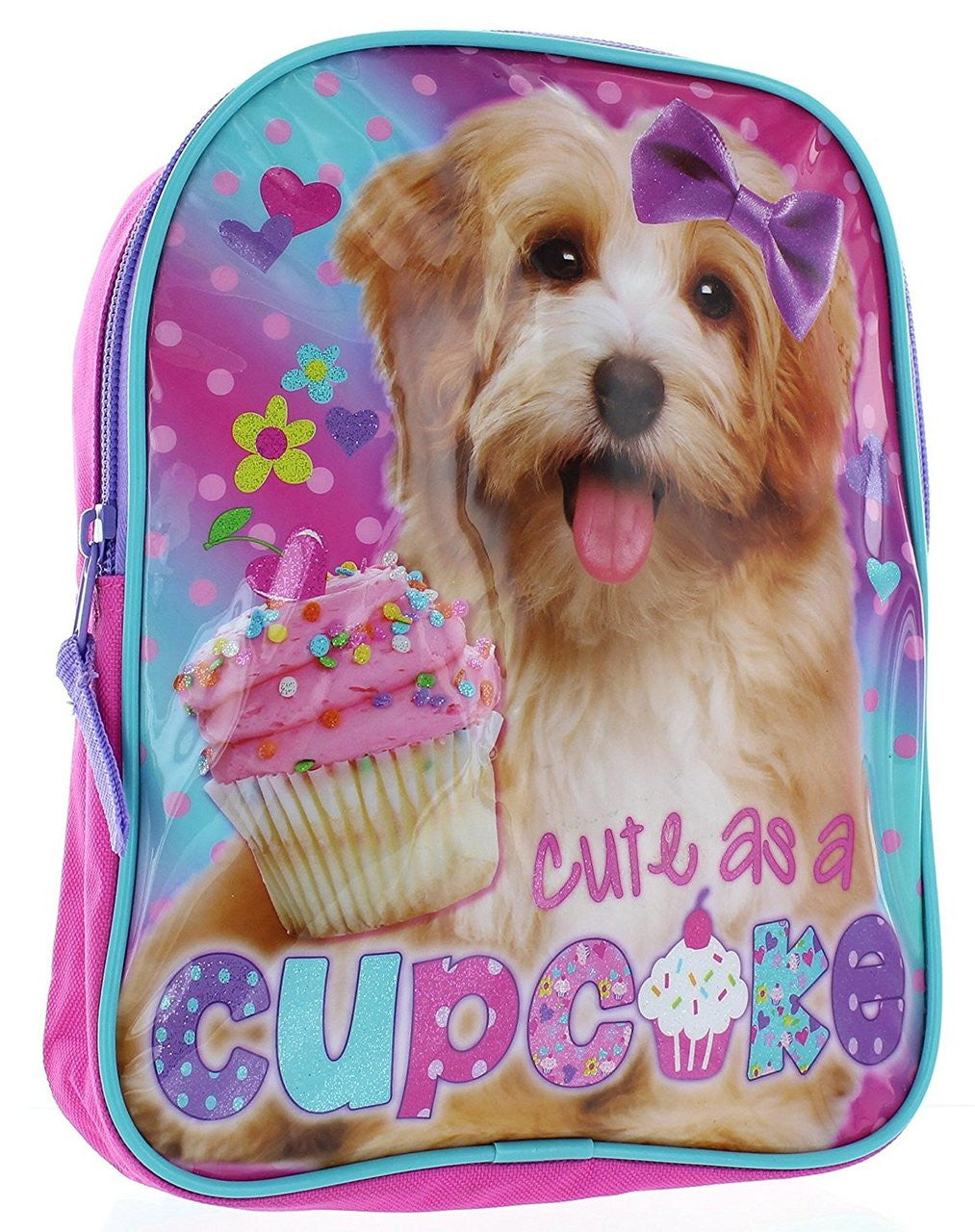 Puppy "Cute as a Cupcake"  Mini Toddler 10" Backpack
