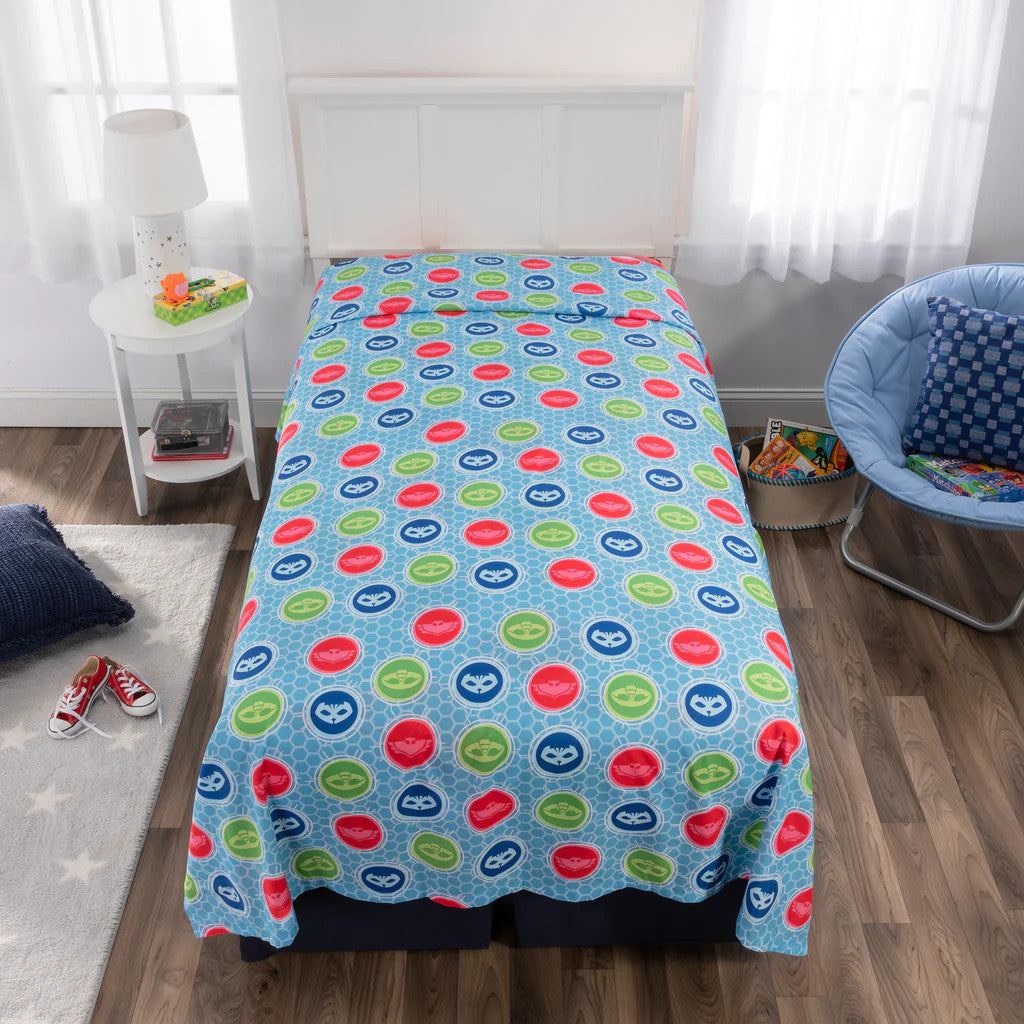 PJ Masks 4 Piece Twin Size Bedding Set