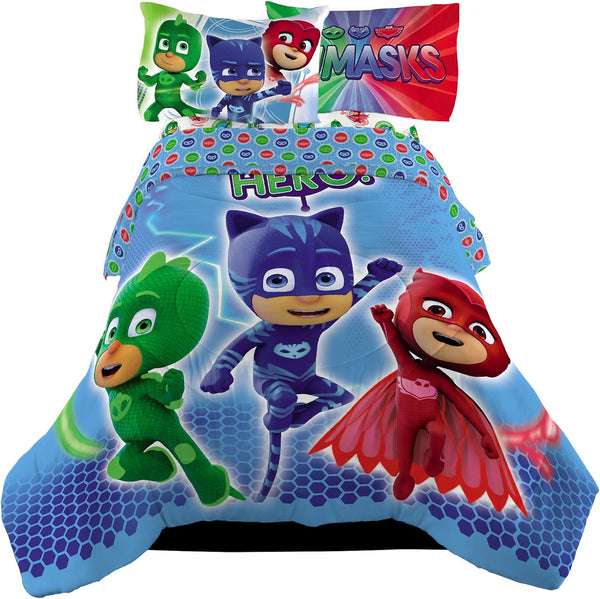 PJ Masks 4 Piece Twin Size Bedding Set