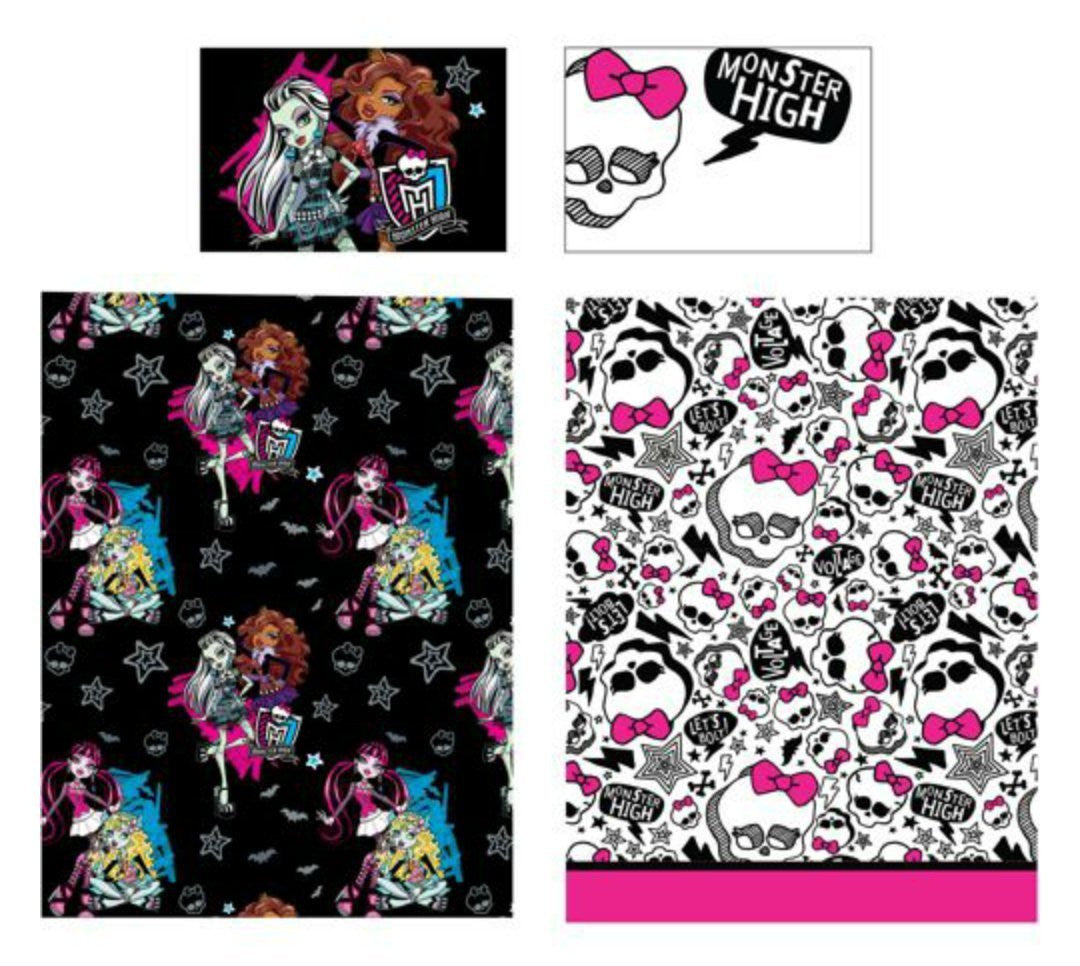 Monster High Twin Bedding Set with Tote