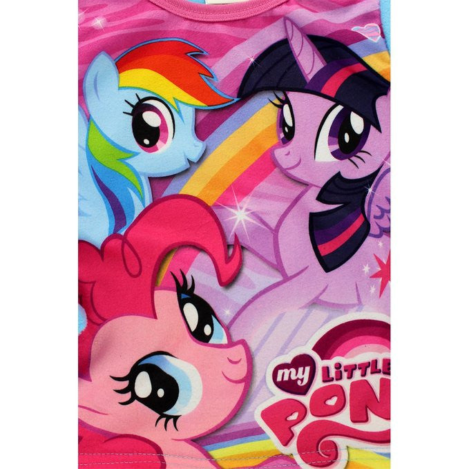 My Little Pony Girls Fleece Pajamas (Size 8)