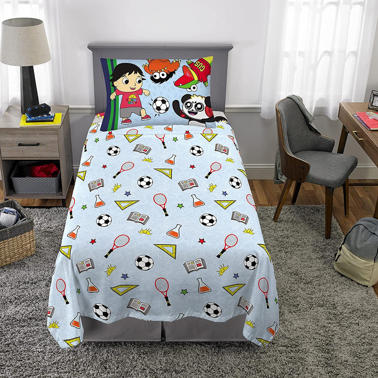 Ryan’s World 3 Piece Twin Sheet Set