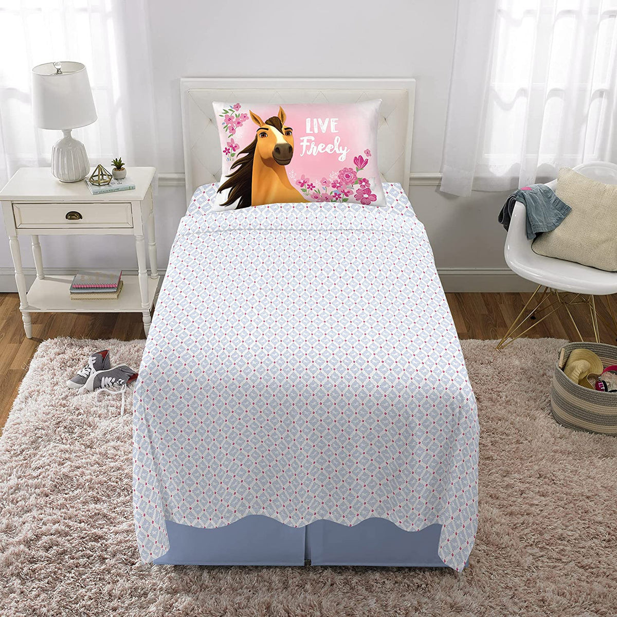 Spirit Live Freely Twin Sheet Set