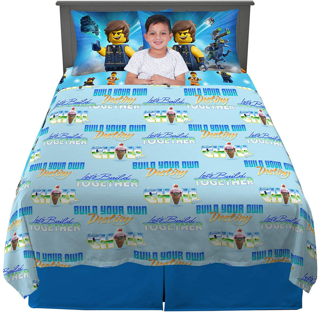 LEGO Movie 2 'Let's Build Together' Full Size Sheet Set