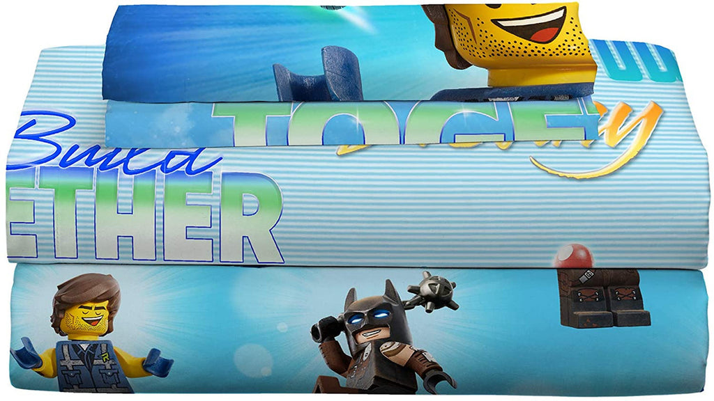 LEGO Movie 2 'Let's Build Together' Full Size Sheet Set