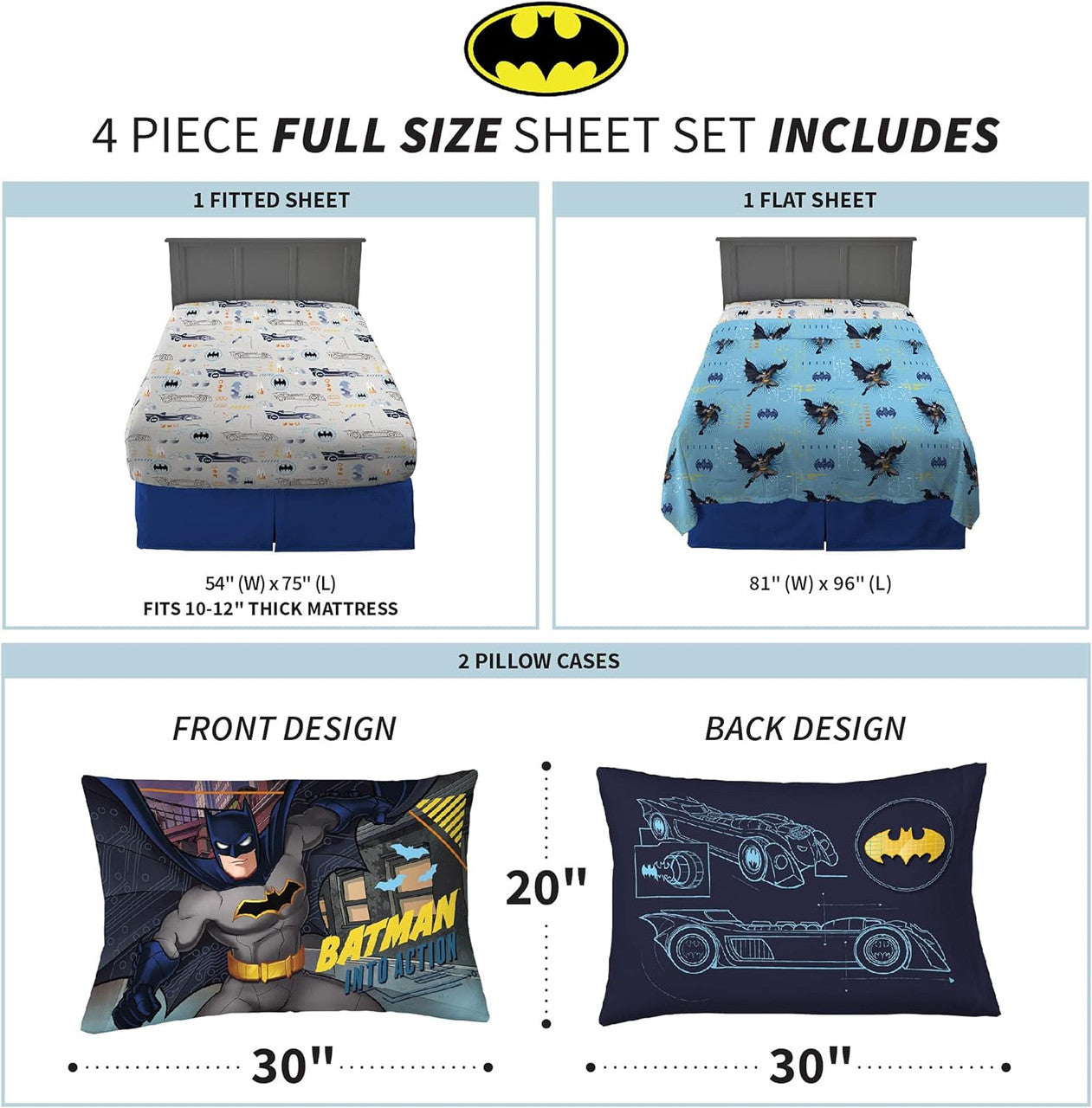 Batman Full Sheet Set