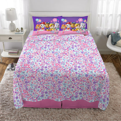 Paw Patrol Girls Full  Sheet Set