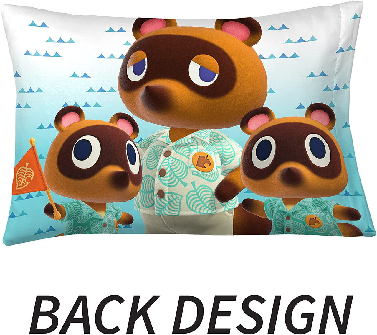 Animal Crossing Gone Camping Reversible Pillowcase