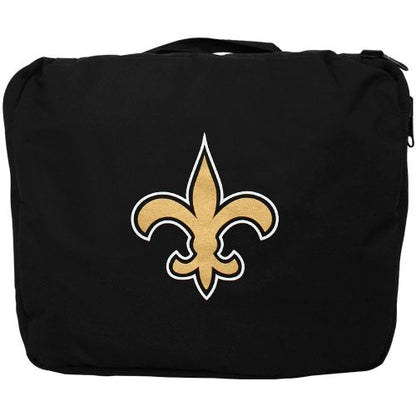 New Orleans Saints Foldaway Backpack - Black