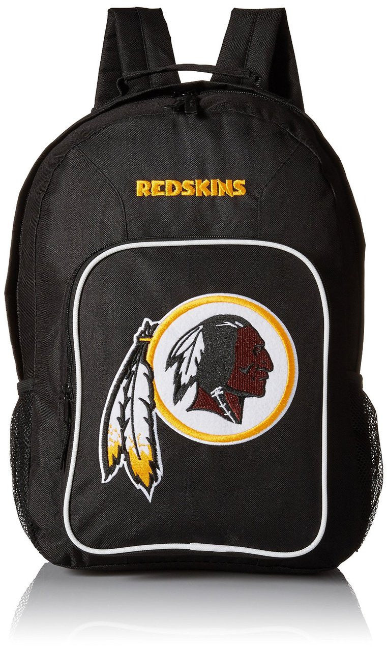 NFL Washington Redskins Black Southpaw Backpack