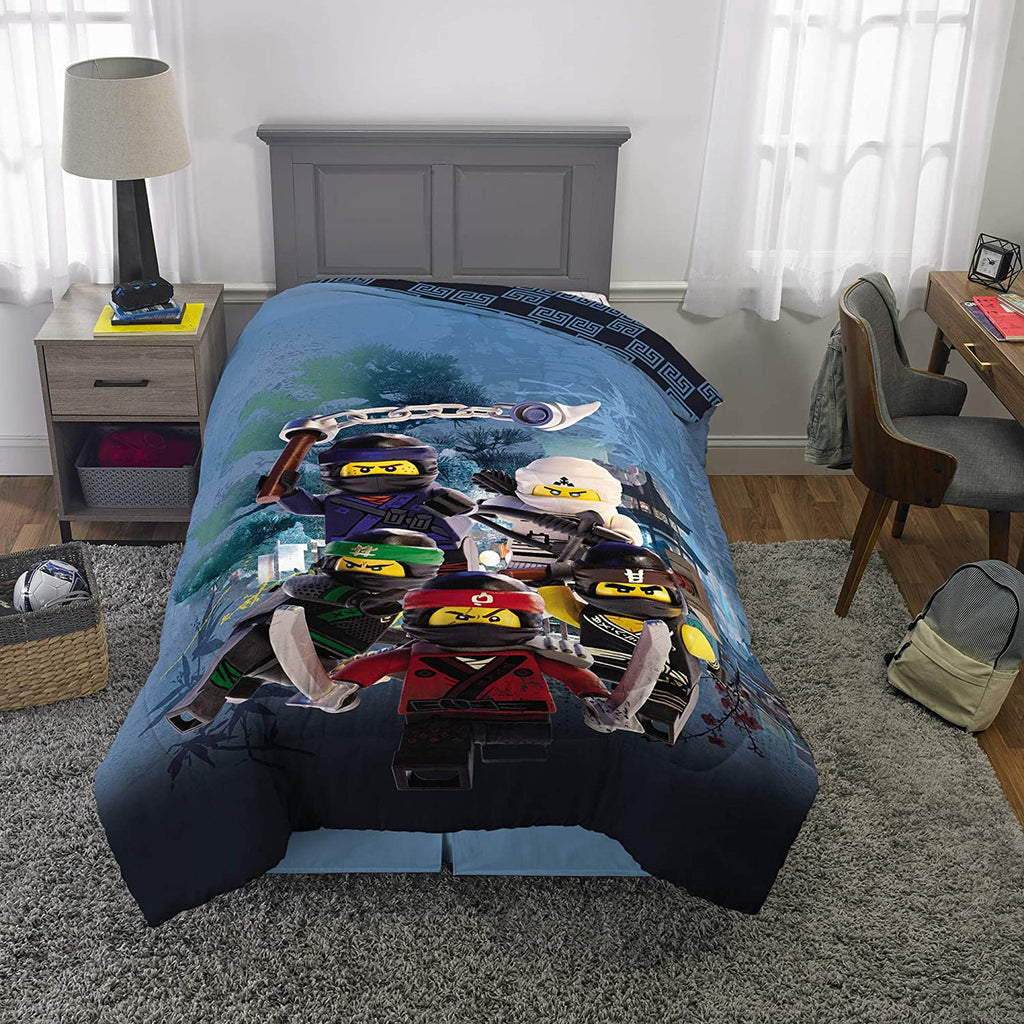 LEGO Ninjago Warriors Twin/Full Reversible Comforter