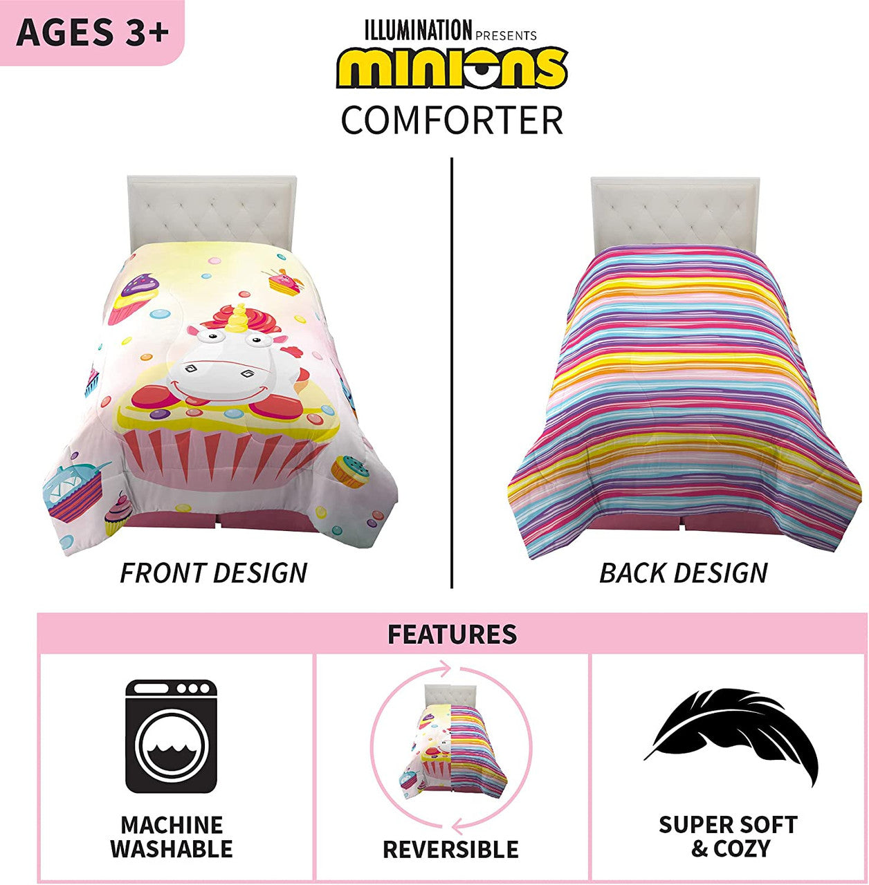 Despicable Me Fluffy Twin/Full Comforter