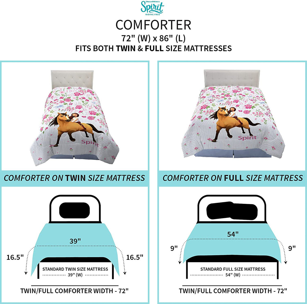 Spirit Riding Free Twin/Full Comforter