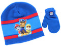 Paw Patrol Toddler Beanie Hat & Mittens Set (Blue)