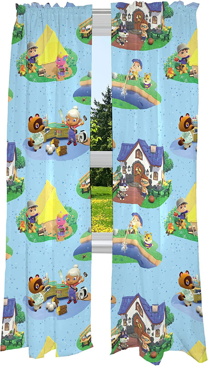Animal Crossing Window Panels, 82 in x 84 in