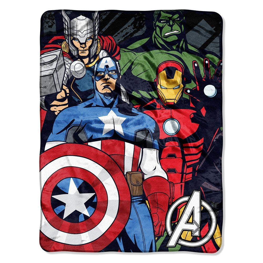 Marvel "Avengers Assemble" Micro Raschel Throw