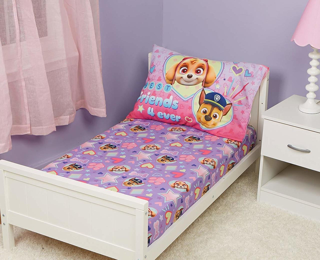 Paw Patrol Skye Toddler Bed Sheet and Pillowcase Case Set