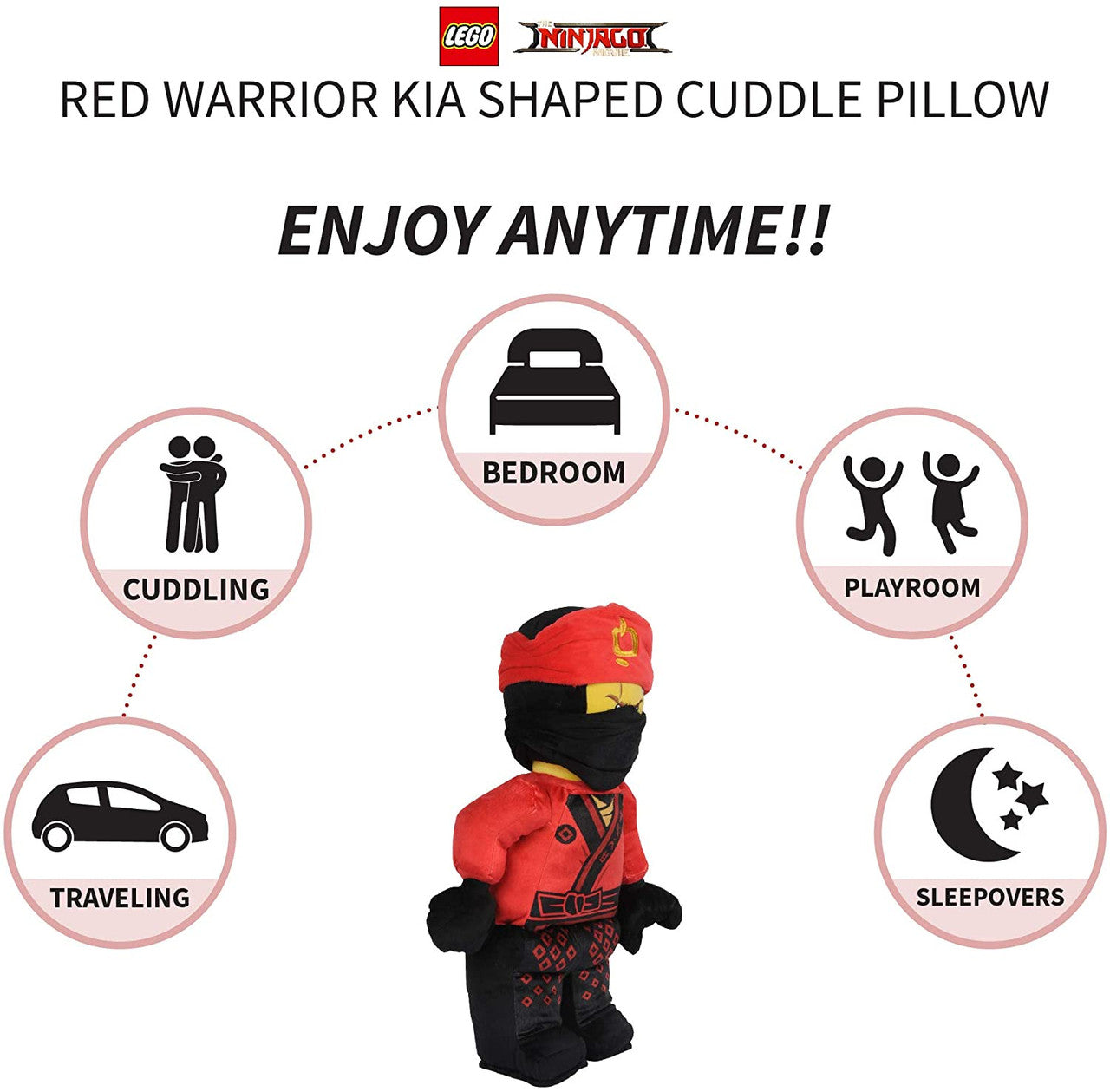 LEGO Ninjago Kai Red Warrior Plush