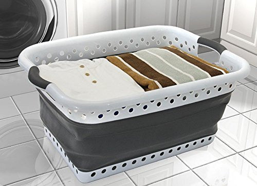 Collapsible Laundry Basket by POP & LOAD