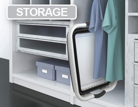 Collapsible Laundry Basket by POP & LOAD