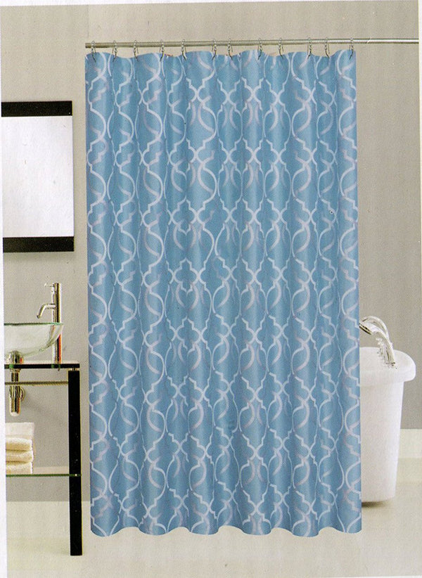 Avenue Home Fashion Palace Shower Curtain (Aqua)