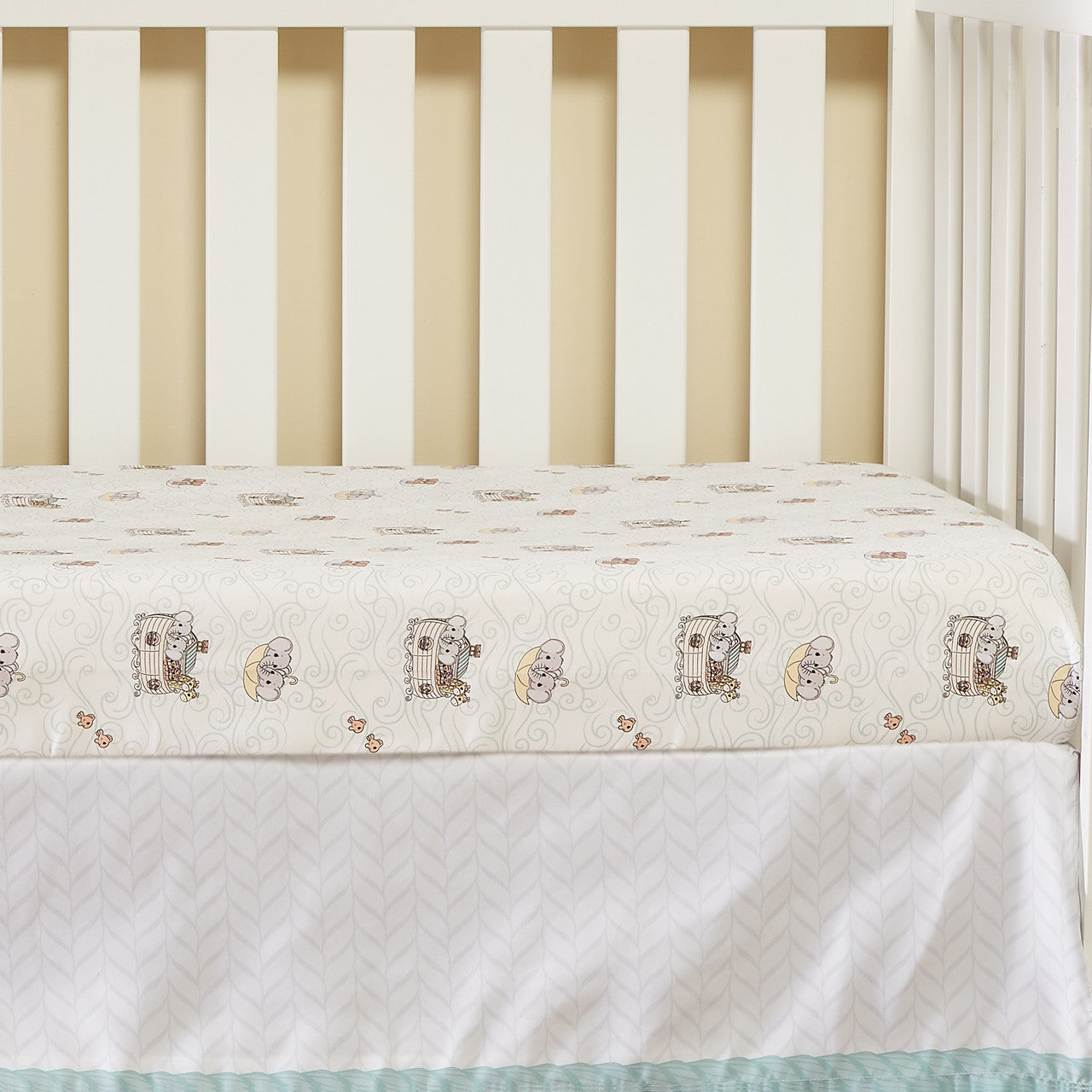 Precious Moments Boys 2 Pack Fitted Crib Sheet