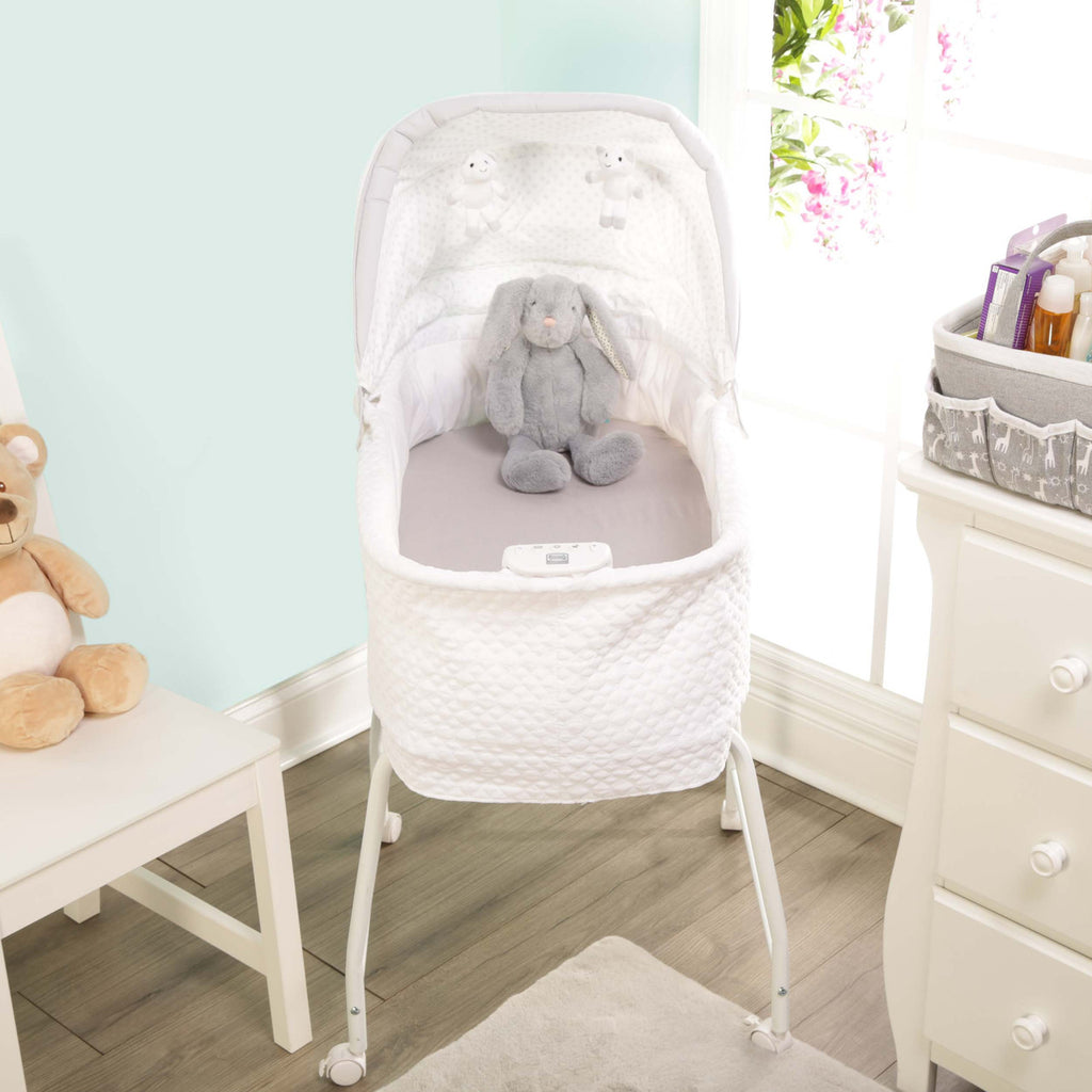 EVERYDAY KIDS 2-Pack Cotton Jersey Knit Bassinet Sheets - Precious Moments Boys