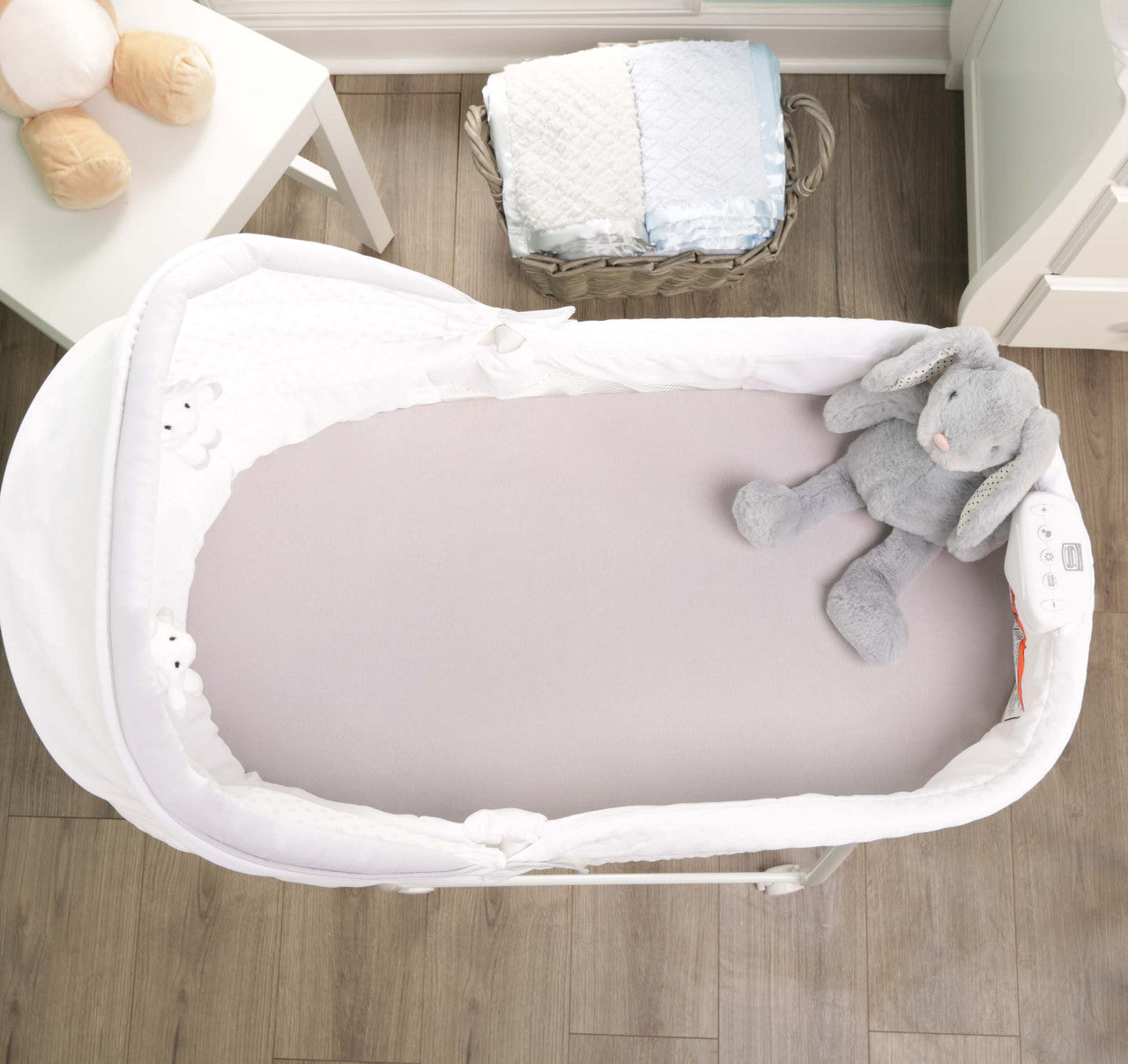 EVERYDAY KIDS 2-Pack Cotton Jersey Knit Bassinet Sheets - Precious Moments Boys