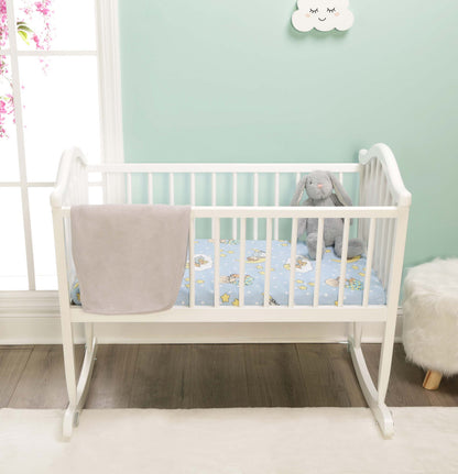 EVERYDAY KIDS 2 Pack Cradle Sheet Set - Precious Moments Boys