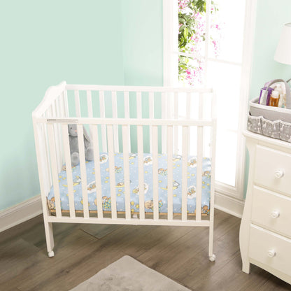 EVERYDAY KIDS 2 Pack n Play and Portable Crib Mattress Sheets - Precious Moments Boys