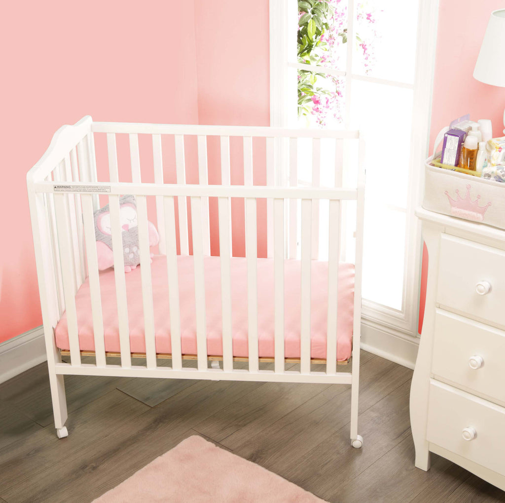 EVERYDAY KIDS 2 Pack n Play and Portable Crib Mattress Sheets - Precious Moments Girls