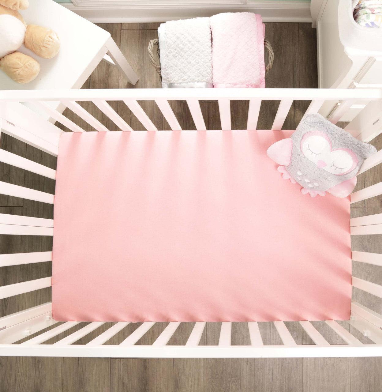 EVERYDAY KIDS 2 Pack n Play and Portable Crib Mattress Sheets - Precious Moments Girls