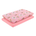 EVERYDAY KIDS 2 Pack n Play and Portable Crib Mattress Sheets - Precious Moments Girls