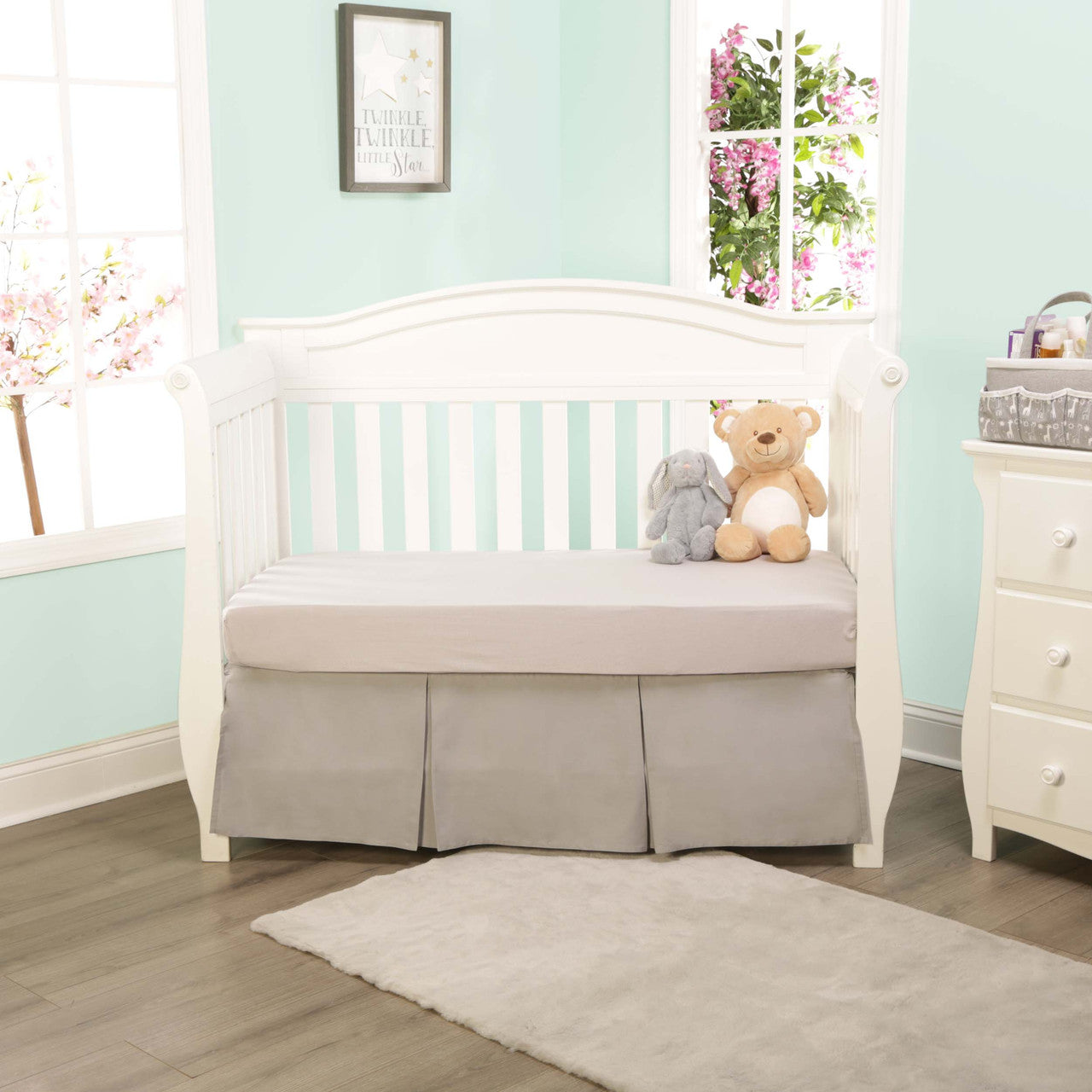 EVERYDAY KIDS Fitted Crib Sheets - Precious Moments Boys