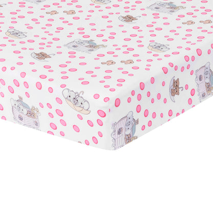 Precious Moments Girls 4 Pc Crib Bedding Set
