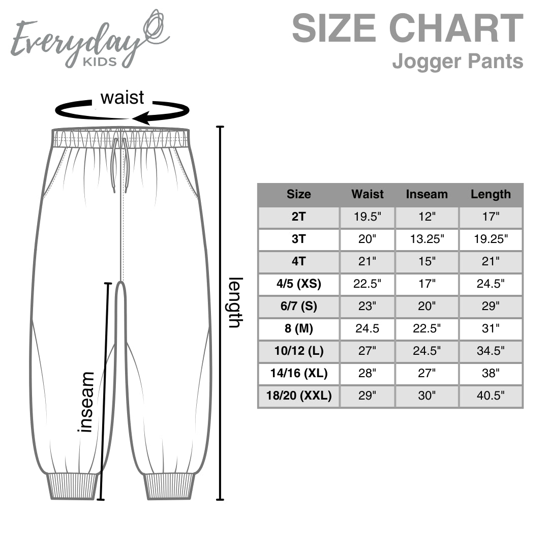 EVERYDAY KIDS Girls’ White Cotton Fleece Sweatpants