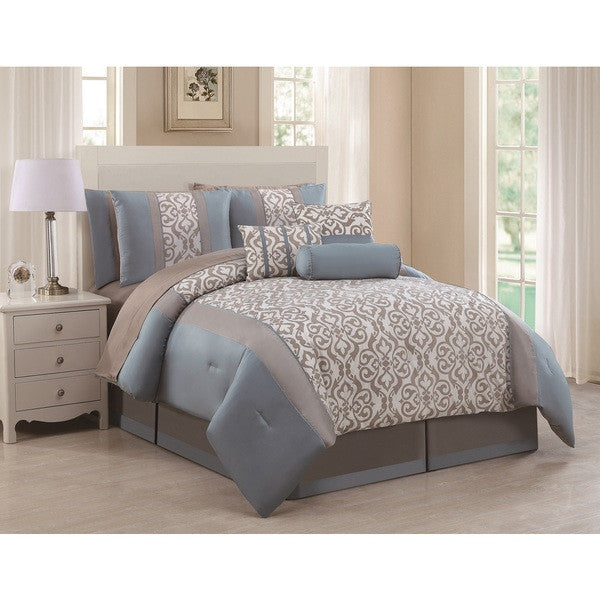 Paoula 11-piece Bed in a Bag with Sheet Set, Cal King Size