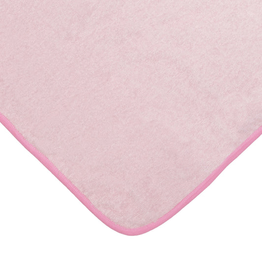EVERYDAY KIDS Hooded Baby Toddler Bath Towel - Pink Princess with Crown